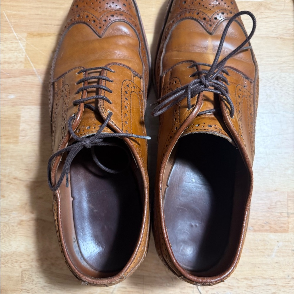 Allen Edmonds Tan Leather Oxfords